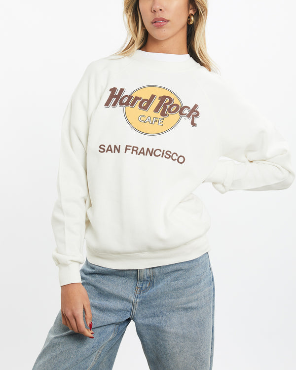 Vintage 80s Hard Rock Cafe Sweatshirt <br>XS , The Real Deal , newtown, sydney, australia, thrift store, opshop, preloved, secondhand, sustainable, retro, antique, 70s, 80s, 90s, 2000s, 00s, fashion, clothing, streetwear, trendy, garment, style, boutique, store, shop, archive, sale, cheap, best, top