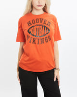 Vintage 80s Hoover Vikings Football Tee  <br>XS