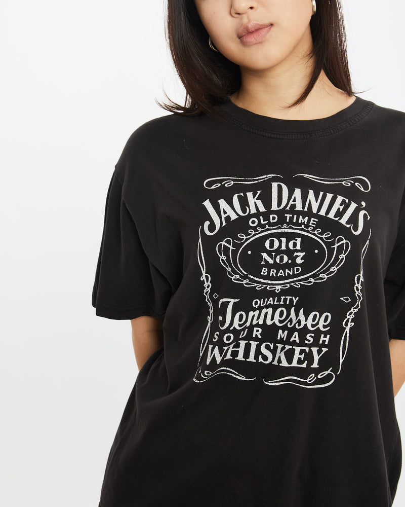 Vintage 90s Jack Daniels Alcohol Tee <br>S , The Real Deal , newtown, sydney, australia, thrift store, opshop, preloved, secondhand, sustainable, retro, antique, 70s, 80s, 90s, 2000s, 00s, fashion, clothing, streetwear, trendy, garment, style, boutique, store, shop, archive, sale, cheap, best, top