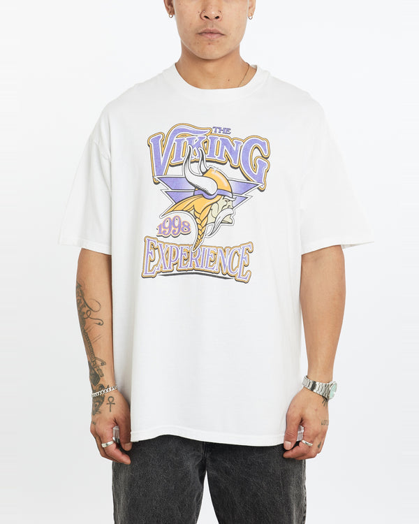 Vintage 1998 NFL Minnesota Vikings Tee <br>XL , The Real Deal , newtown, sydney, australia, thrift store, opshop, preloved, secondhand, sustainable, retro, antique, 70s, 80s, 90s, 2000s, 00s, fashion, clothing, streetwear, trendy, garment, style, boutique, store, shop, archive, sale, cheap, best, top