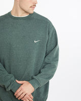 Vintage, Nike, Sweatshirt, The Real Deal, size extra large, colour Green, newtown, sydney, australia, thrift store, opshop, preloved, secondhand, sustainable, retro, antique, 70s, 80s, 90s, 2000s, 00s, fashion, clothing, streetwear, trendy, garment, style, boutique, store, shop, archive, sale, cheap, best, top, Sweats and hoodies