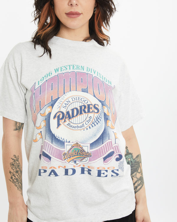 Vintage 1996 MLB San Diego Padres World Series Tee <br>M