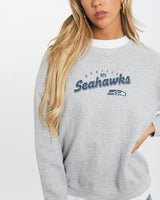 Vintage NFL Seattle Seahawks Sweatshirt <br>XS , The Real Deal , newtown, sydney, australia, thrift store, opshop, preloved, secondhand, sustainable, retro, antique, 70s, 80s, 90s, 2000s, 00s, fashion, clothing, streetwear, trendy, garment, style, boutique, store, shop, archive, sale, cheap, best, top