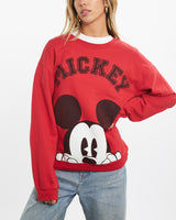 Disney Mickey Mouse Sweatshirt <br>XS , The Real Deal , newtown, sydney, australia, thrift store, opshop, preloved, secondhand, sustainable, retro, antique, 70s, 80s, 90s, 2000s, 00s, fashion, clothing, streetwear, trendy, garment, style, boutique, store, shop, archive, sale, cheap, best, top