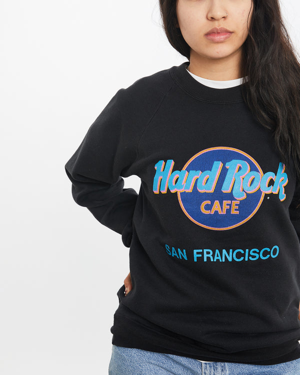 Vintage 80s Hard Rock Cafe Sweatshirt <br>XS , The Real Deal , newtown, sydney, australia, thrift store, opshop, preloved, secondhand, sustainable, retro, antique, 70s, 80s, 90s, 2000s, 00s, fashion, clothing, streetwear, trendy, garment, style, boutique, store, shop, archive, sale, cheap, best, top