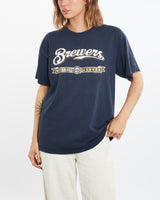 Vintage MLB Milwaukee Brewers Tee <br>M , The Real Deal , newtown, sydney, australia, thrift store, opshop, preloved, secondhand, sustainable, retro, antique, 70s, 80s, 90s, 2000s, 00s, fashion, clothing, streetwear, trendy, garment, style, boutique, store, shop, archive, sale, cheap, best, top