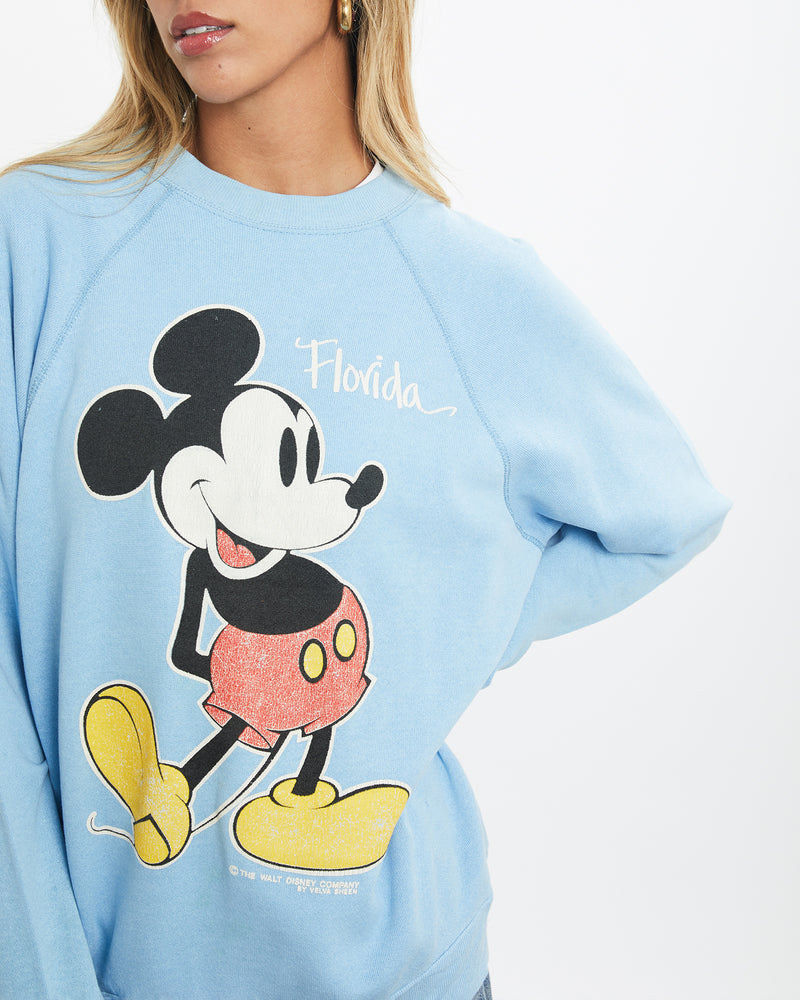 Vintage 90s Disney Mickey Mouse Sweatshirt <br>S , The Real Deal , newtown, sydney, australia, thrift store, opshop, preloved, secondhand, sustainable, retro, antique, 70s, 80s, 90s, 2000s, 00s, fashion, clothing, streetwear, trendy, garment, style, boutique, store, shop, archive, sale, cheap, best, top