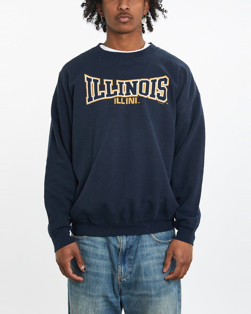 Vintage NCAA University of Illinois Fighting Illini Sweatshirt <br>L