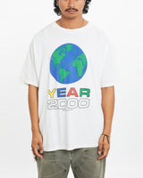 Vintage Year 2000 Planet Tee <br>XL , The Real Deal , newtown, sydney, australia, thrift store, opshop, preloved, secondhand, sustainable, retro, antique, 70s, 80s, 90s, 2000s, 00s, fashion, clothing, streetwear, trendy, garment, style, boutique, store, shop, archive, sale, cheap, best, top