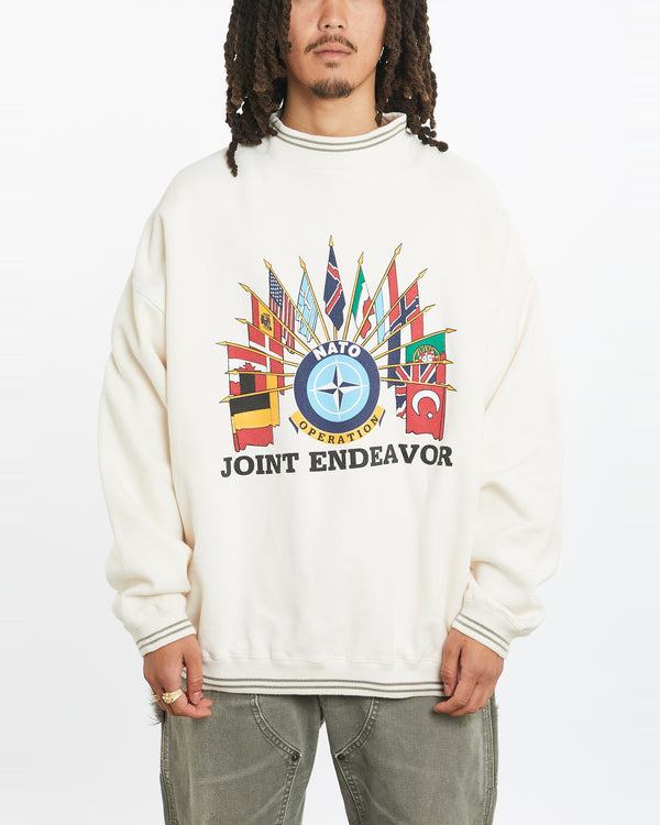 90s NATO Sweatshirt <br>XL