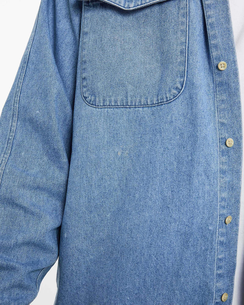 Vintage 90s Tommy Hilfiger Denim Button Up Shirt <br>XL