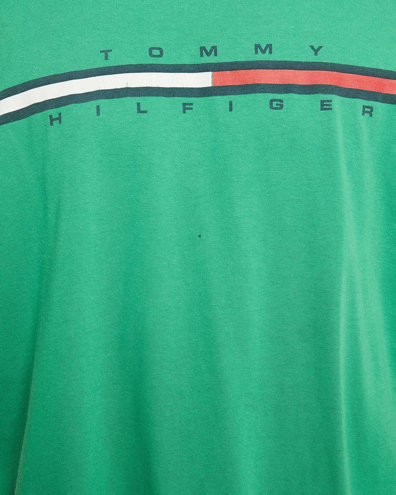 Vintage 90s Tommy Hilfiger Tee <br>L , The Real Deal , newtown, sydney, australia, thrift store, opshop, preloved, secondhand, sustainable, retro, antique, 70s, 80s, 90s, 2000s, 00s, fashion, clothing, streetwear, trendy, garment, style, boutique, store, shop, archive, sale, cheap, best, top