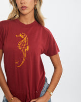 Vintage 1982 Seahorse Wildlife Tee <br>XS