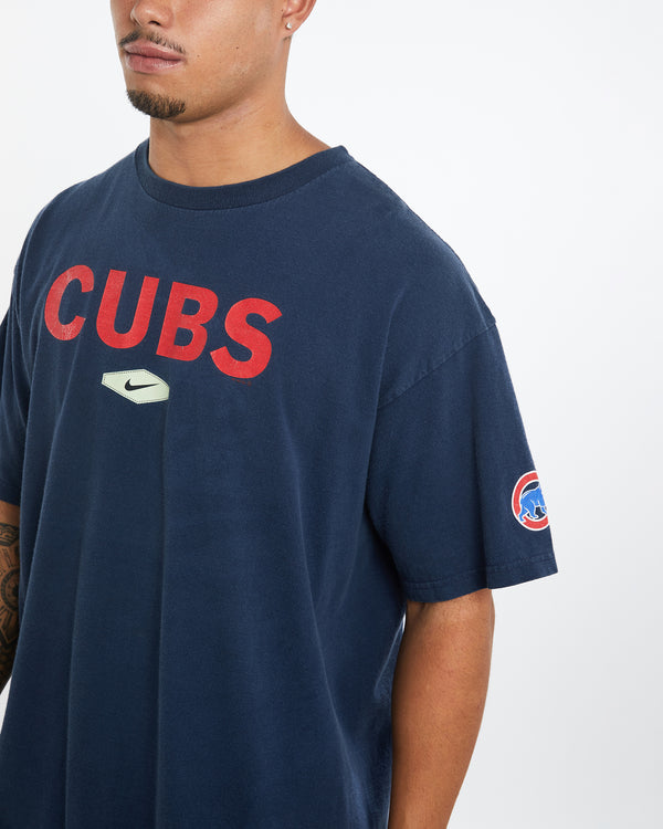 Vintage Nike MLB Chicago Cubs Tee <br>XL , The Real Deal , newtown, sydney, australia, thrift store, opshop, preloved, secondhand, sustainable, retro, antique, 70s, 80s, 90s, 2000s, 00s, fashion, clothing, streetwear, trendy, garment, style, boutique, store, shop, archive, sale, cheap, best, top