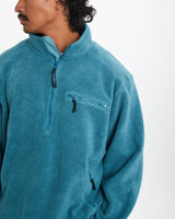 Vintage 90s L.L. Bean Quarter Zip Fleece Sweatshirt <br>M