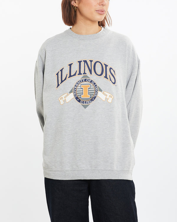 Vintage University of Illinois Sweatshirt <br>M