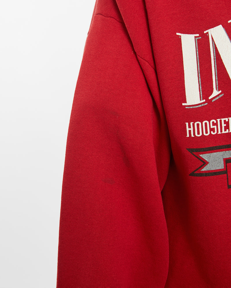 Vintage 90s NCAA Indiana Hoosiers Sweatshirt <br>S , The Real Deal , newtown, sydney, australia, thrift store, opshop, preloved, secondhand, sustainable, retro, antique, 70s, 80s, 90s, 2000s, 00s, fashion, clothing, streetwear, trendy, garment, style, boutique, store, shop, archive, sale, cheap, best, top