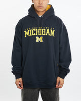 Vintage University of Michigan Hooded Sweatshirt <br>XL , The Real Deal , newtown, sydney, australia, thrift store, opshop, preloved, secondhand, sustainable, retro, antique, 70s, 80s, 90s, 2000s, 00s, fashion, clothing, streetwear, trendy, garment, style, boutique, store, shop, archive, sale, cheap, best, top