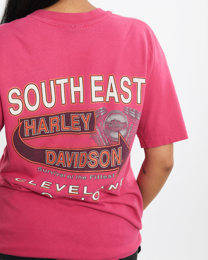 Vintage 90s Harley Davidson Tee <br>M , The Real Deal , newtown, sydney, australia, thrift store, opshop, preloved, secondhand, sustainable, retro, antique, 70s, 80s, 90s, 2000s, 00s, fashion, clothing, streetwear, trendy, garment, style, boutique, store, shop, archive, sale, cheap, best, top