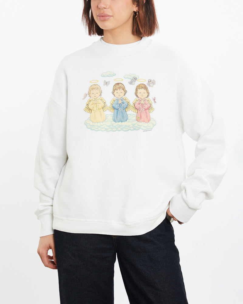 Vintage 90s Angel Sweatshirt <br>M