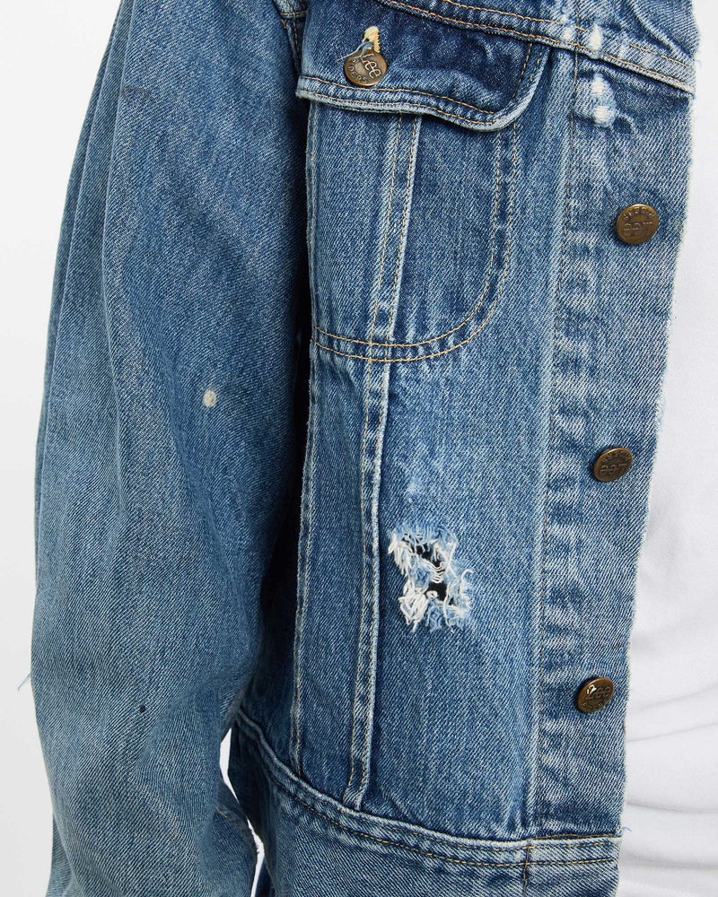 Vintage 80s Lee Denim Jacket <br>S , The Real Deal , newtown, sydney, australia, thrift store, opshop, preloved, secondhand, sustainable, retro, antique, 70s, 80s, 90s, 2000s, 00s, fashion, clothing, streetwear, trendy, garment, style, boutique, store, shop, archive, sale, cheap, best, top