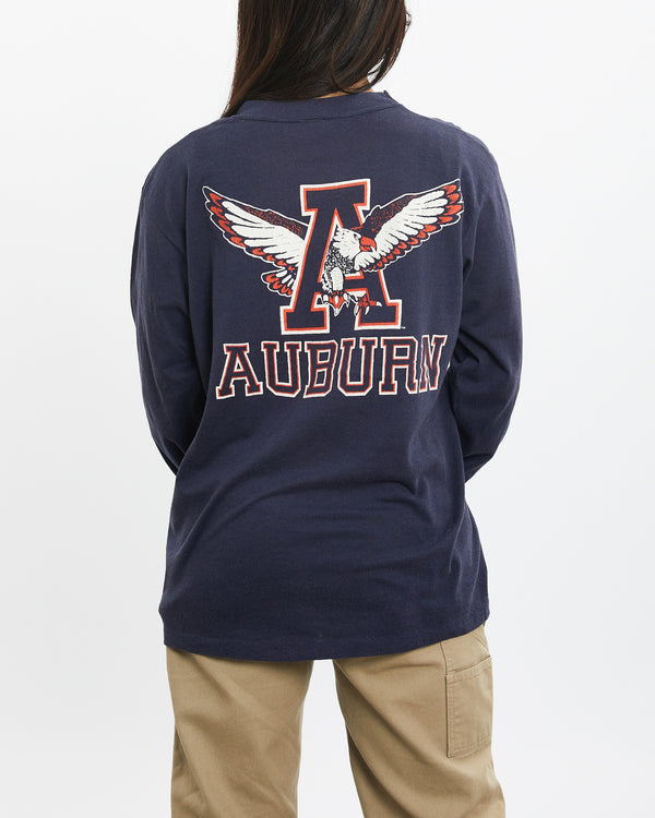 Vintage 80s NCAA Auburn Tigers 'War Eagle' Long Sleeve Tee <br>XS