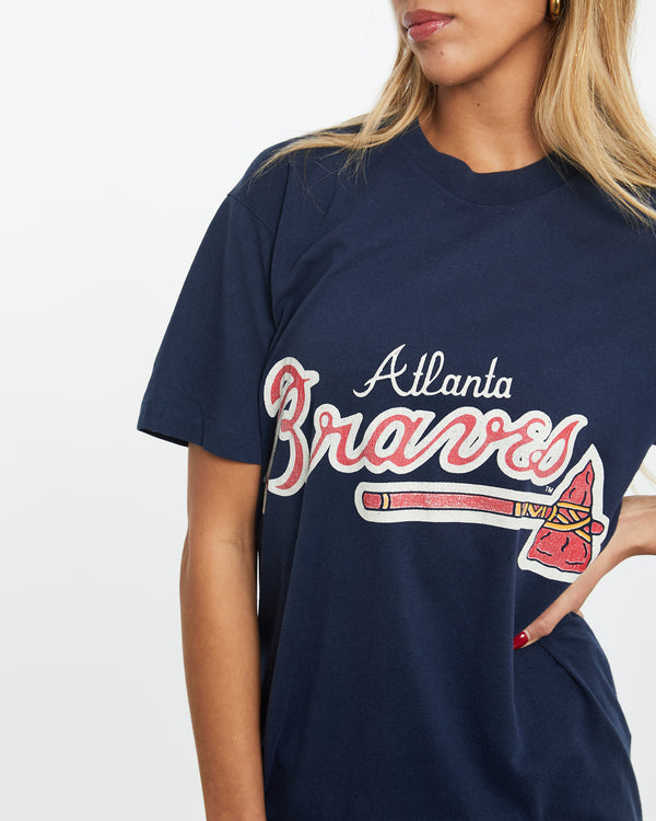 Vintage 80s MLB Atlanta Braves Tee <br>XS