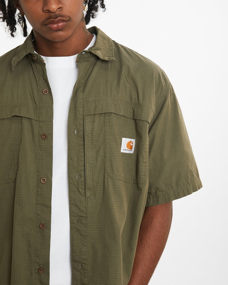 Vintage Carhartt 'FORCE' Button Up Shirt <br>XL