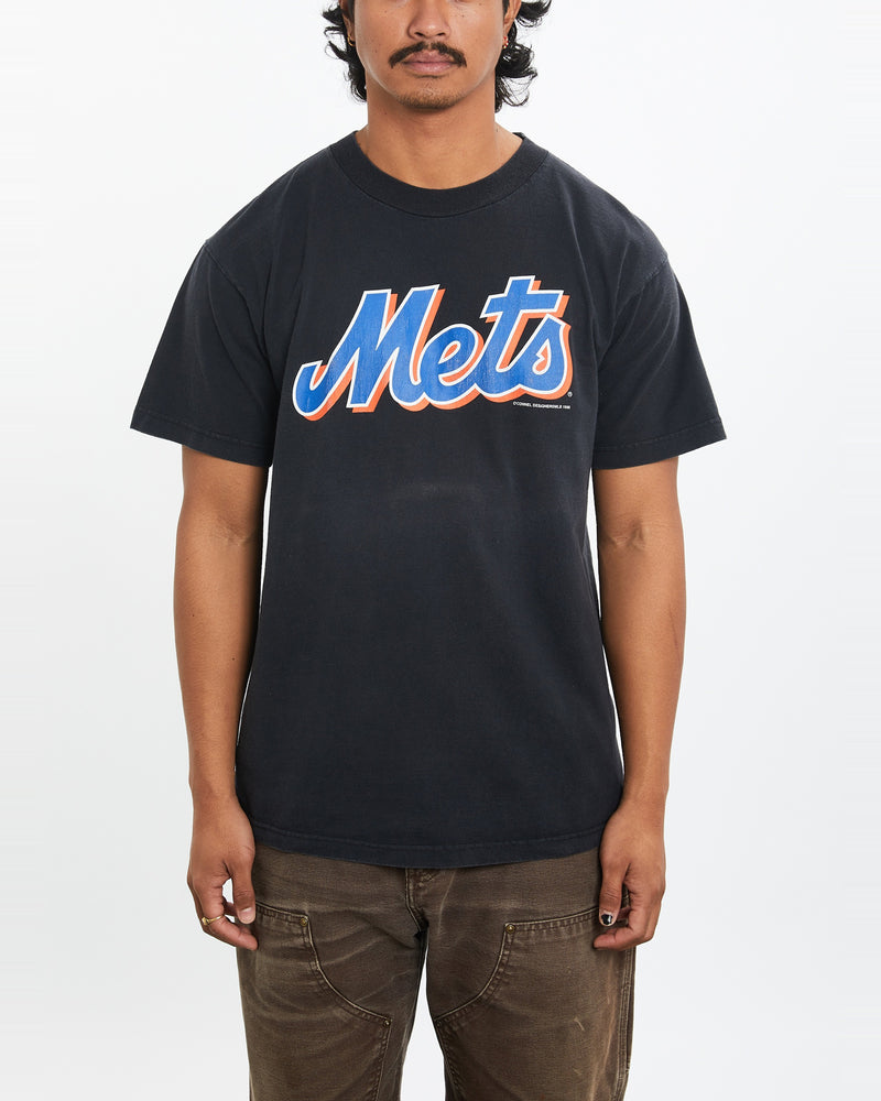 Vintage 1998 MLB New York Mets Tee <br>M , The Real Deal , newtown, sydney, australia, thrift store, opshop, preloved, secondhand, sustainable, retro, antique, 70s, 80s, 90s, 2000s, 00s, fashion, clothing, streetwear, trendy, garment, style, boutique, store, shop, archive, sale, cheap, best, top