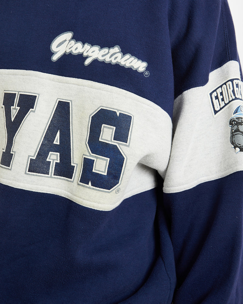 Vintage 90s NCAA Georgetown Hoyas Sweatshirt <br>L , The Real Deal , newtown, sydney, australia, thrift store, opshop, preloved, secondhand, sustainable, retro, antique, 70s, 80s, 90s, 2000s, 00s, fashion, clothing, streetwear, trendy, garment, style, boutique, store, shop, archive, sale, cheap, best, top