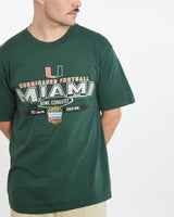 Vintage NCAA Miami Hurricanes Tee <br>L