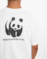 Vintage 90s World Wildlife Fund 'Saving Life on Earth' Tee <br>XL , The Real Deal , newtown, sydney, australia, thrift store, opshop, preloved, secondhand, sustainable, retro, antique, 70s, 80s, 90s, 2000s, 00s, fashion, clothing, streetwear, trendy, garment, style, boutique, store, shop, archive, sale, cheap, best, top