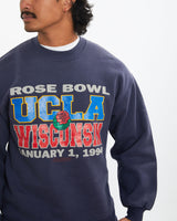 Vintage 1994 NCAA UCLA vs Badgers Rose Bowl Sweatshirt <br>M , The Real Deal , newtown, sydney, australia, thrift store, opshop, preloved, secondhand, sustainable, retro, antique, 70s, 80s, 90s, 2000s, 00s, fashion, clothing, streetwear, trendy, garment, style, boutique, store, shop, archive, sale, cheap, best, top