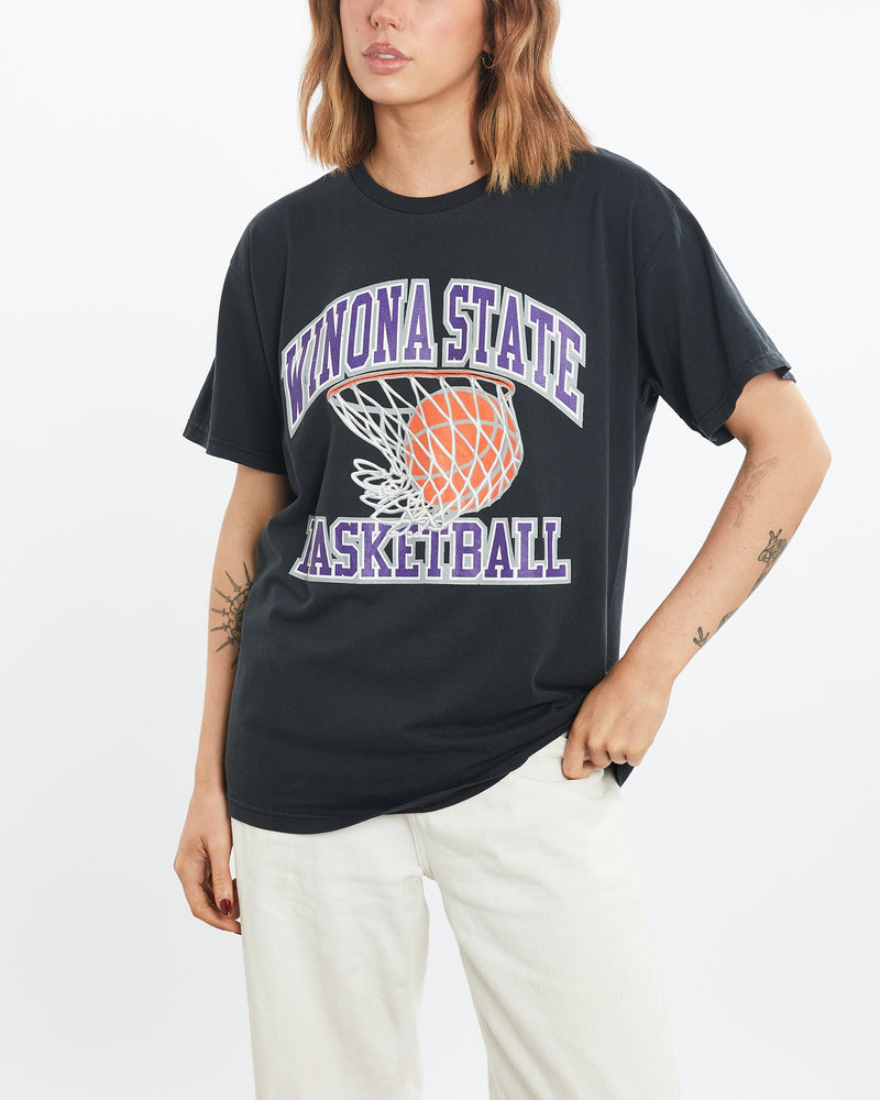 Vintage Winona State McCown Maniacs Basketball Tee <br>M