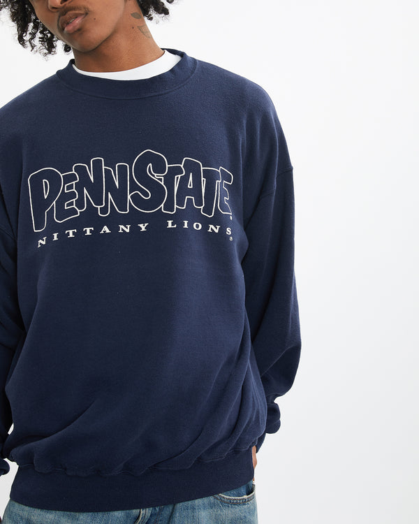 Vintage 90s NCAA Penn State Nittany Lions Sweatshirt <br>L , The Real Deal , newtown, sydney, australia, thrift store, opshop, preloved, secondhand, sustainable, retro, antique, 70s, 80s, 90s, 2000s, 00s, fashion, clothing, streetwear, trendy, garment, style, boutique, store, shop, archive, sale, cheap, best, top