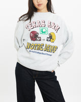 Vintage 1992 NCAA Texas Aggies vs Fighting Irish Cotton Bowl Sweatshirt <br>S