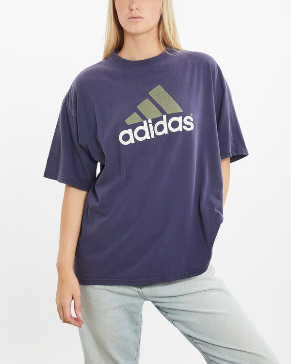 Vintage 90s Adidas Tee <br>L , The Real Deal , newtown, sydney, australia, thrift store, opshop, preloved, secondhand, sustainable, retro, antique, 70s, 80s, 90s, 2000s, 00s, fashion, clothing, streetwear, trendy, garment, style, boutique, store, shop, archive, sale, cheap, best, top