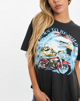 Vintage 90s Born To Be Wild Motorcycle Tee <br>XS