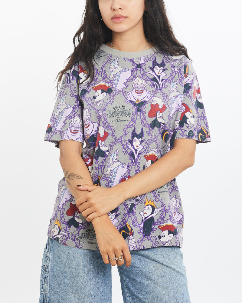 Disney Tokyo Resort 'Halloween' Cartoon Tee  <br>XS