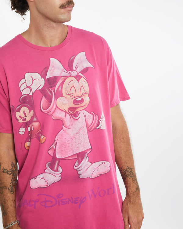 Vintage 90s Minnie Mouse Walt Disney World Tee <br>XXL , The Real Deal , newtown, sydney, australia, thrift store, opshop, preloved, secondhand, sustainable, retro, antique, 70s, 80s, 90s, 2000s, 00s, fashion, clothing, streetwear, trendy, garment, style, boutique, store, shop, archive, sale, cheap, best, top