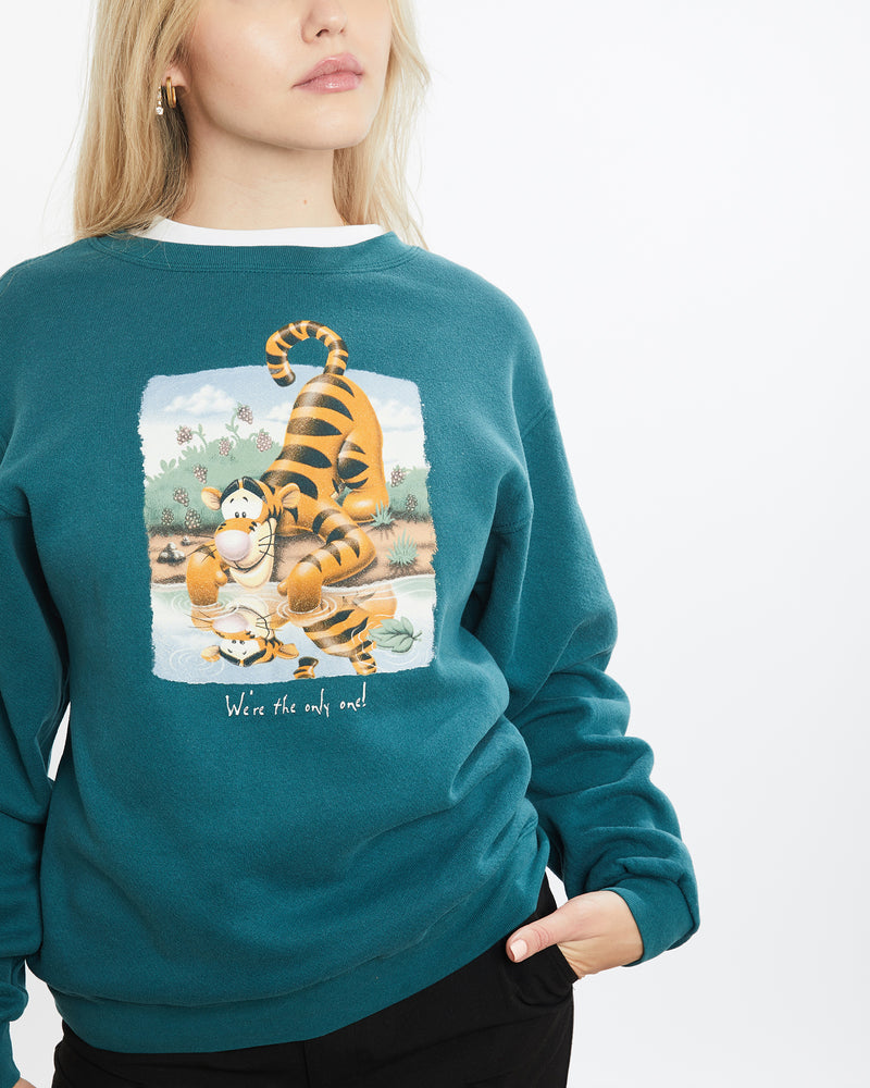 Vintage 90s Disney Winnie The Pooh 'Tigger' Sweatshirt <br>XS , The Real Deal , newtown, sydney, australia, thrift store, opshop, preloved, secondhand, sustainable, retro, antique, 70s, 80s, 90s, 2000s, 00s, fashion, clothing, streetwear, trendy, garment, style, boutique, store, shop, archive, sale, cheap, best, top