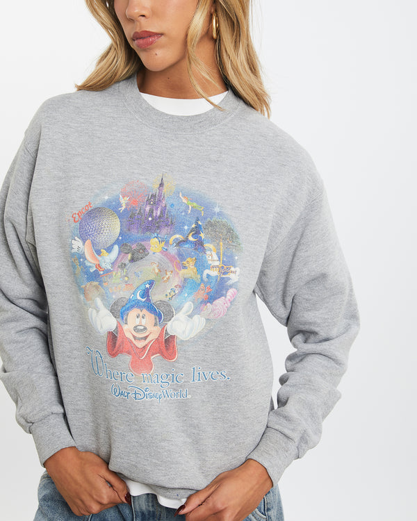 Vintage 90s Mickey Mouse Walt Disney World Sweatshirt <br>XS , The Real Deal , newtown, sydney, australia, thrift store, opshop, preloved, secondhand, sustainable, retro, antique, 70s, 80s, 90s, 2000s, 00s, fashion, clothing, streetwear, trendy, garment, style, boutique, store, shop, archive, sale, cheap, best, top