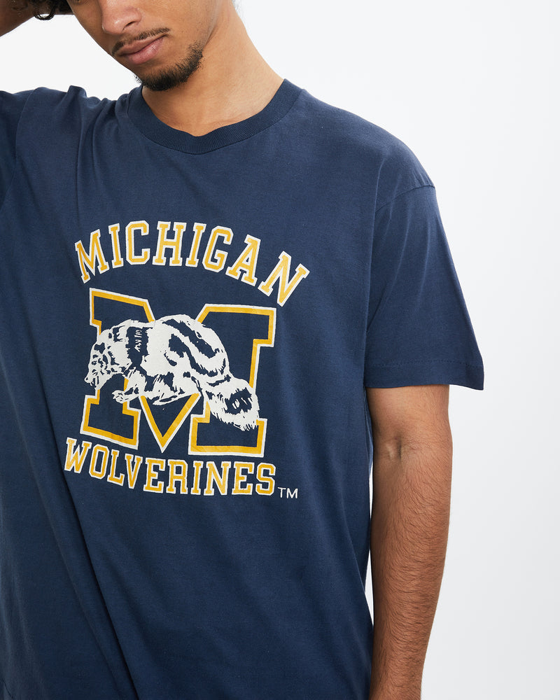 Vintage 80s NCAA University of Michigan Wolverines Tee <br>M