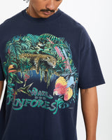 Vintage 90s Rainforest Wildlife Tee <br>L