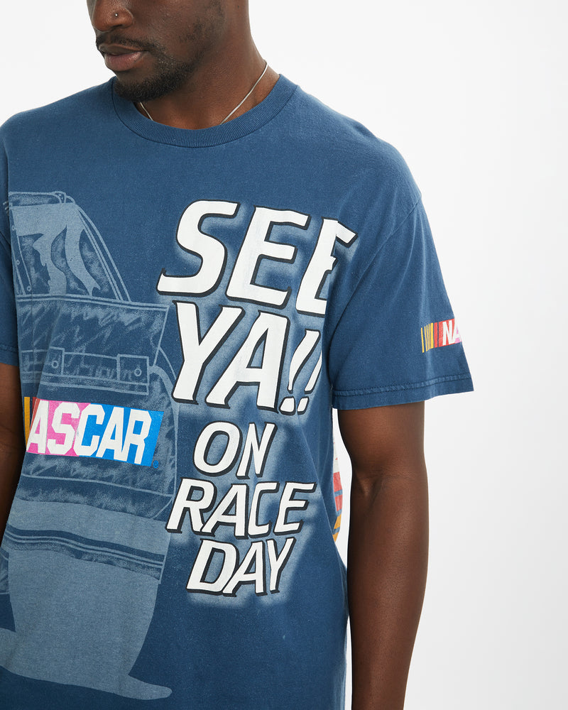 Vintage 90s NASCAR Racing Tee <br>L