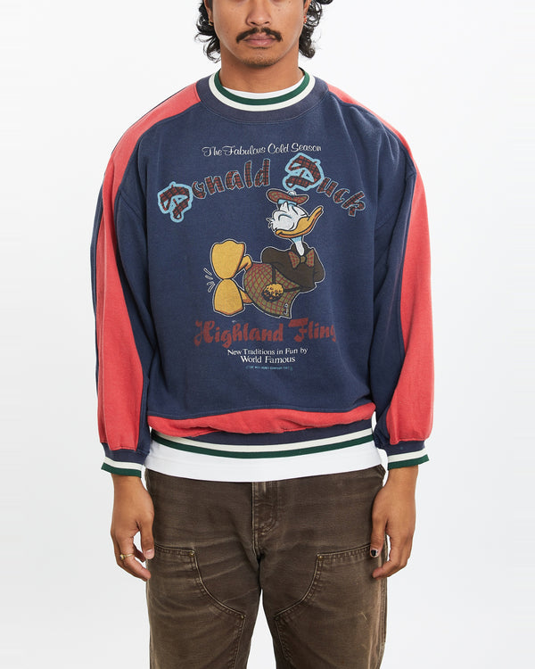 90s Disney Donald Duck Sweatshirt <br>M