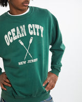 Vintage 90s Ocean City New Jersey Sweatshirt <br>L , The Real Deal , newtown, sydney, australia, thrift store, opshop, preloved, secondhand, sustainable, retro, antique, 70s, 80s, 90s, 2000s, 00s, fashion, clothing, streetwear, trendy, garment, style, boutique, store, shop, archive, sale, cheap, best, top