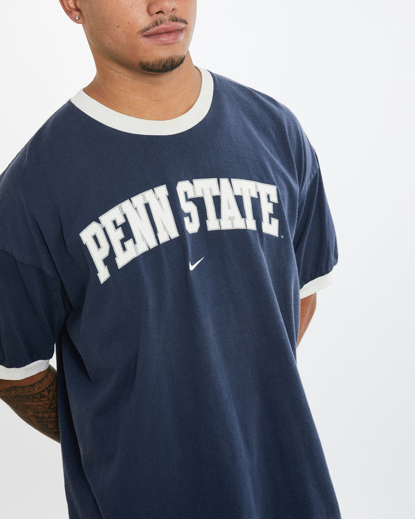 Vintage 90s Nike Penn State University Tee <br>XL , The Real Deal , newtown, sydney, australia, thrift store, opshop, preloved, secondhand, sustainable, retro, antique, 70s, 80s, 90s, 2000s, 00s, fashion, clothing, streetwear, trendy, garment, style, boutique, store, shop, archive, sale, cheap, best, top