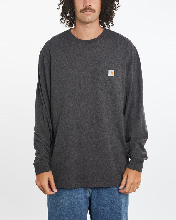 Vintage Carhartt Long Sleeve Pocket Tee <br>XXL