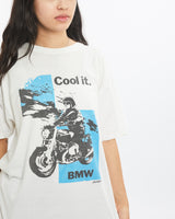 Vintage BMW Tee <br>XS , The Real Deal , newtown, sydney, australia, thrift store, opshop, preloved, secondhand, sustainable, retro, antique, 70s, 80s, 90s, 2000s, 00s, fashion, clothing, streetwear, trendy, garment, style, boutique, store, shop, archive, sale, cheap, best, top